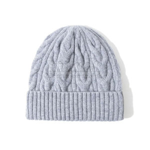 Modern Fit Unisex Cotton <b>Wool</b> Street Style Adjustable <b>Beanie</b> <b>Hat</b> Comfortable Warm Knit Lightweight Stylish Winter Casual Wear - Product Image 2
