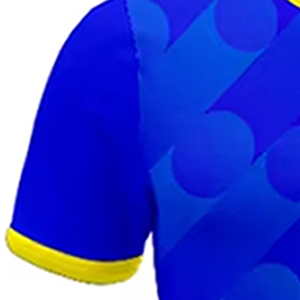 ชุดเสื้อฟุตบอลผ้าโพลีเอสเตอร์ฝรั่งเศสชุดเสื้อฟุตบอลระบายอากาศได้ดีมีการออกแบบใหม่สำหรับการฝึกซ้อมโลโก้ตามสั่ง - Product Image 4