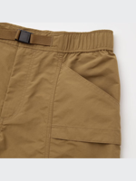 Shorts cargo décontractés pour hommes avec logo personnalisé, style streetwear estival, multi-poches, en nylon, avec ceinture en sangle