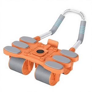 Equipo de Ejercicio Abdominal para Gimnasio en Casa con Diseño de 4 Ruedas y Soporte de Codo con Rebote Automático de Material PP - Product Image 5