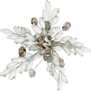 Fêtes de tous les jours Décor à la maison Design de fleurs Anneaux de serviette en polyéthylène pour les fêtes et événements Une décoration de table - Product Image 2