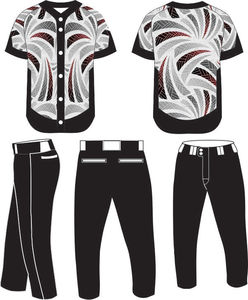 Dernier modèle Ensemble d'uniformes de baseball de style nouveau Vêtements de sport respirants de couleur unie de qualité supérieure - Product Image 1