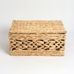 Contenedores de almacenamiento de apilamiento natural más vendidos precio más barato caja ecológica cajas organizadoras de jacinto de agua - Product Image 5