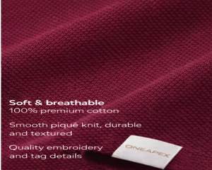 Camisa Polo Personalizada para Hombre - Manga Corta, Poliéster, Bloques de Color, Uniforme Corporativo y de Equipo (Vino Tinto) - Product Image 5