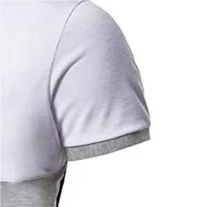 Polo bordado de diseñador para hombre, tela de algodón sólido informal, secado rápido, transpirable, de talla grande, manga corta para uso diario - Product Image 4