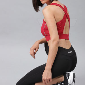 Meilleure qualité femmes Fitness sport soutien-gorge séchage rapide respirant Spandex doublure confortable élégant taille XL lavé Technique - Product Image 2