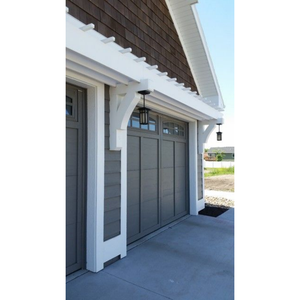 Porte <span class=keywords><strong>de</strong></span> <span class=keywords><strong>garage</strong></span> <span class=keywords><strong>automatique</strong></span> résidentielle à bas <span class=keywords><strong>prix</strong></span>, en aluminium noir sans cadre, en verre - Product Image 4