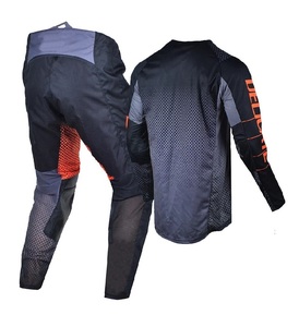 Conjunto de Jersey y Pantalones de Motocross - Ropa Deportiva de Talla Grande, Poliéster de Secado Rápido, Traje de Carreras de Motocross Personalizable - Product Image 3