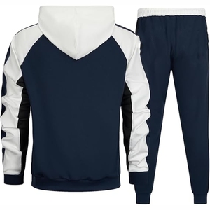 Ensemble de survêtement deux pièces en polaire respirant et imprimé pour homme, idéal pour le sport en extérieur et le jogging, haute qualité 2025 - Product Image 2