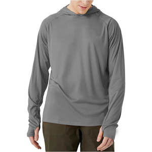 T-shirts à capuche pour hommes, col rond, 100% polyester, coupe ample, imprimé intégral, nouvelle arrivée, personnalisables, pour la pêche - Product Image 3