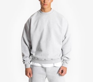 Sudadera con Capucha Personalizada OEM, Tendencia Invierno 2025, 100% Algodón, para Hombre, Calidad Bordada, Talla Grande, con Bolsillo de Felpa y Logotipo Impreso - Product Image 1