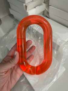 โซ่เรซินคริสตัลใสและสีสำหรับตกแต่งผนังห่วงโซ่ที่กำลังมาแรงโซ่ที่มีสีสันสวยงามถอดออกได้สำหรับปีใหม่ - Product Image 2