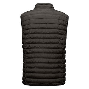 High Quality Casual Winter Puffer Jacket Vest Solid Washed Woolen Breathable Zipper Quilted Detail Windproof Outer Wear - Product Image 6