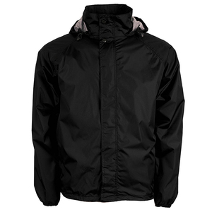 Anorak cortavientos ligero e impermeable para hombre, chaqueta de lluvia de talla XS, Capucha ajustable, manga con dobladillo, forro de malla - Product Image 5