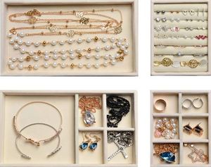 Nouvel arrivage organisateur rectangulaire de maquillage de bijoux avec une nouvelle poignée de motif tiroir moderne avec un grand rangement pour garder les bijoux - Product Image 6