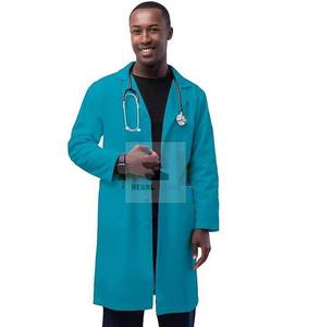 Uniformes Personalizados Unisex para Hospital Médico, Bata de Algodón para Laboratorio, Tela Tejida - Product Image 4