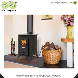 7.5 kW Nominal Heat Efficiency Modern Design Design Cast Iron Material Made Wood Burning <b>Fireplaces</b> from Bulgaria - Product Image 2