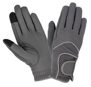 Professional Equestrian Leather Sports <b>Gloves</b> Horseback Riding Winter <b>Gloves</b> <b>Touch</b> <b>Screen</b> Capability Winter Cotton Fabric Riding - Product Image 5