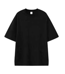 Haute qualité 100% coton impression logo personnalisé tricoté col rond à manches courtes surdimensionné plaine vierge t-shirt pour hommes - Product Image 4