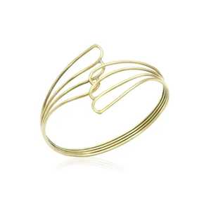 Vente en gros d'accessoires de mode pour les fêtes en Inde à bas prix en laiton élégant manchette bracelets pour femmes design tendance - Product Image 2