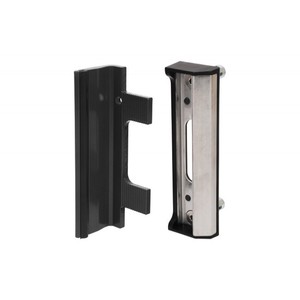 Plaque de gâche de construction LOCINOX SAKL, noir (pour serrures: LAKQ U2, LMKQ V2, LFKQ X1, LAKZ P1) - Product Image 1
