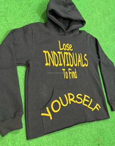 100% coton hommes sweat à capuche zippé personnalisé fabricant poids lourd épais Pull détresse broderie hiver saison col à capuche - Product Image 6