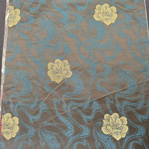 Tela de satén Jacquard de poliéster ultrasuave 100%, hilo especial metálico transpirable de secado rápido para prendas Abaya para niñas (PK 1334 T) - Product Image 1