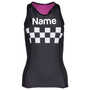 Women's Plus Size Scoop Neck Racerback Tank Top Wholesale Custom Hot Selling for Softball and Soccer Wear - Product Image 5