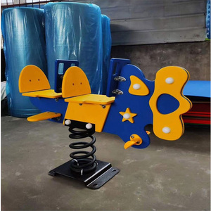 Outdoor Pe Board Hobbelpaard Kinderen Buiten Hobbelpaard Draaistoel Park Vierkant Wip Speelgoed Plastic Hobbelpaard Custom - Product Image 2