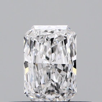 0.75 Carat Radiant Cut E Color Diamant naturel cultivé en laboratoire VS1 certifié GIA en vrac pour la fabrication de bijoux