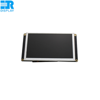 HAORAN Modul LCD TFT 5 Inci Papan Mikrokontroler STM32 Resolusi 800X480 Konektor 4-Pin Antarmuka USB/TTL Lampu Latar 12-LED