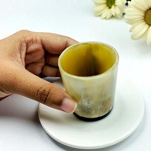 Taza para Beber de Cuerno de Búfalo Pulido, Hecha a Mano en India, 100% Auténtica, Inspirada en el Amor Vikingo, Elegante y Ecológica - Product Image 6