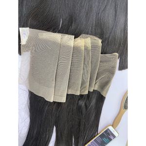 Pelucas de cierre de tamaño completo encaje/HD encaje Natural recto cabello virgen de alta calidad 100% cabello humano vietnamita al por mayor - Product Image 3