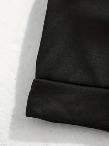 Sudaderas de lana con cuello redondo informales de otoño para hombre con logotipo bordado personalizado mezcla de poliéster/algodón teñido liso - Product Image 5