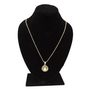 ชุดสร้อยคอทองเหลืองด้านแบบเรียบหรู งานแฮนด์เมด เครื่องประดับแฟชั่นสำหรับผู้หญิง ขายส่งจำนวนมาก ส่งออก - Product Image 2