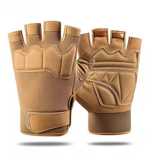 Gants tactiques camouflage, gants de cyclisme, sport, escalade, paintball, tir, chasse, équitation, ski, mitaines demi-doigts pour hommes - Product Image 4