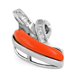 Colgante Religioso Moderno Chapado en Oro Rosa y Rodio para Mujer, Hecho en India - Product Image 2