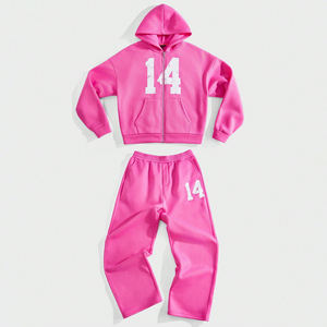 Survêtements imprimés à capuche pour hommes, coupe classique, 100% coton, respirants, avec logo personnalisé, design haut de gamme, vente en gros - Product Image 4