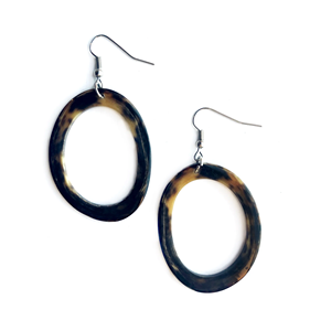 Boucles d'oreilles lustre en corne de boeuf sud-africain écologique pour femmes 100% bijoux en peau naturelle pour les filles - Product Image 4