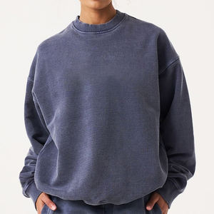 Vêtements réguliers décontracté Streetwear Drop Shoulder Figures Respirant Écologique Hoodies Sweat-shirt tricoté pour les femmes - Product Image 1