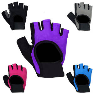 Gants de Motocross demi-doigt rouge Abd noir couleur gant de Motocross de course pour unisexe avec design et logo personnalisés - Product Image 6