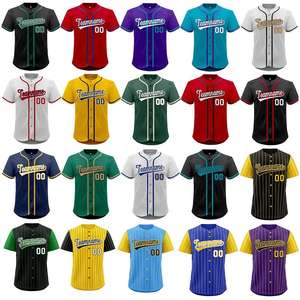 2026 nueva camiseta de béisbol cosida de Los Ángeles con todo el logotipo para hombres uniforme de béisbol camiseta de béisbol - Product Image 2
