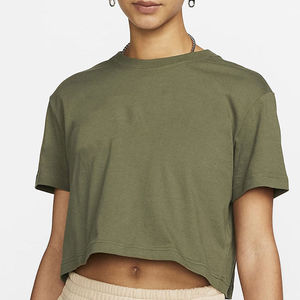 Pakistán Fabricante Último Diseño Mujeres Crop Top Camisetas Secado rápido Transpirable Mujeres Crop Tops - Product Image 2