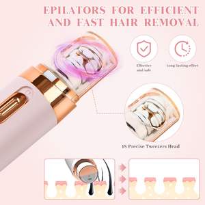 Mini Depiladora Eléctrica Recargable por USB, Indolora, para Depilación Facial, Depiladora Facial Inalámbrica, Pinzas para Mujer - Product Image 6