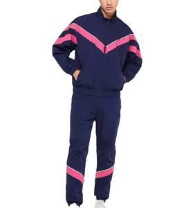 Logo personnalisé coupe-vent survêtement vente en gros hommes sweats à capuche pantalons vêtements de sport décontractés grande taille vêtements d'entraînement avec poche 2026 - Product Image 1