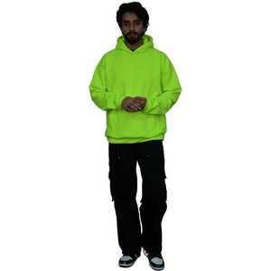 Felpa con cappuccio giallo Neyon per uomo in pile di cotone con cappuccio Casual Streetwear pronto a spedire nessuna tariffa consegna rapida - Product Image 6