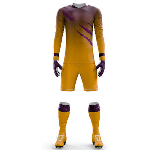Nouveau design uniformes de gardien de but de football sur mesure prix de vente entier nouveau style uniforme de gardien de but - Product Image 2