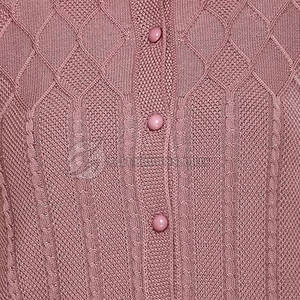 Suéteres de punto cálidos de invierno OEM para mujer, suéter de punto de moda personalizado de Color sólido para Otoño e Invierno - Product Image 6