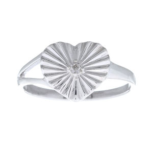 Bague en argent sterling 925 étincelante avec CZ Sunbeam - Product Image 2