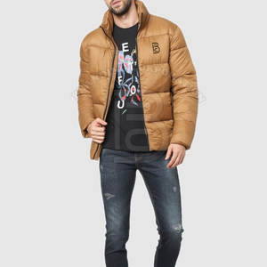OEM Veste légère à manches longues et fermeture à glissière intégrale pour homme, résistante à l'eau, compressible, à capuche, de haute qualité pour la saison d'hiver. - Product Image 6